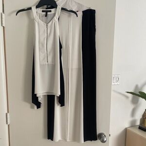 BCBGMAX azria blouse and skirt